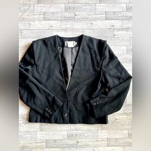 Vintage Cropped Blazer